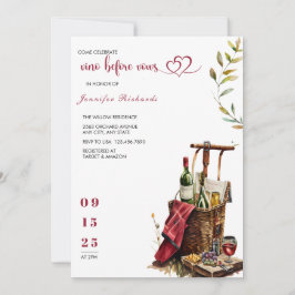 Invitación Picnic | Ducha nupcial rusa