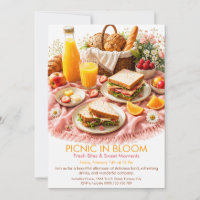 Pícnic en Flor - Fiesta de Jardín de Brunch de Pri