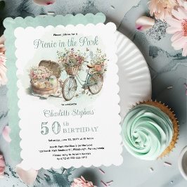 Invitación Picnic en la fiesta de cumpleaños número 50 de Par