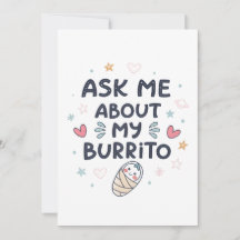 Pídeme sobre mi arte de bebé burrito lindo