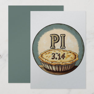 Invitación Pie es para el cálculo, no para el consumo- PI Day