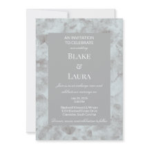 Piedra Gris Azul Simple Aquarela Personalizada