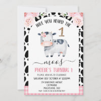 Piel de vaca Plaid Has Oído El Primer Cumpleaños D