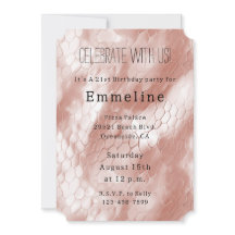 Piel rosada de serpiente Rosa Rubor