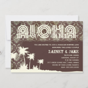 Invitación Pier de palmera GC Aloha Luau