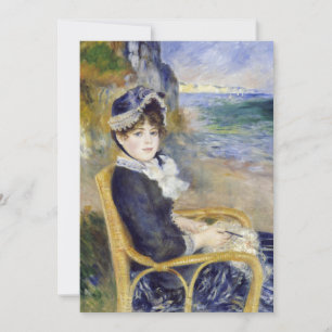 Invitación Pierre-Auguste Renoir - A orillas del mar