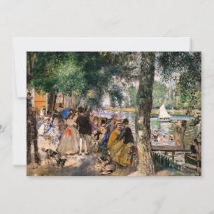 Invitación Pierre-Auguste Renoir - Bañistas en el Sena