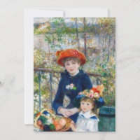 Pierre-Auguste Renoir - Dos hermanas en la terraza