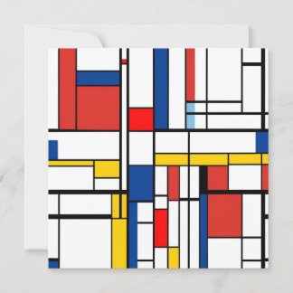 Invitación Piet Mondrian