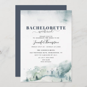 Invitación Pieza de bachillerato rústico