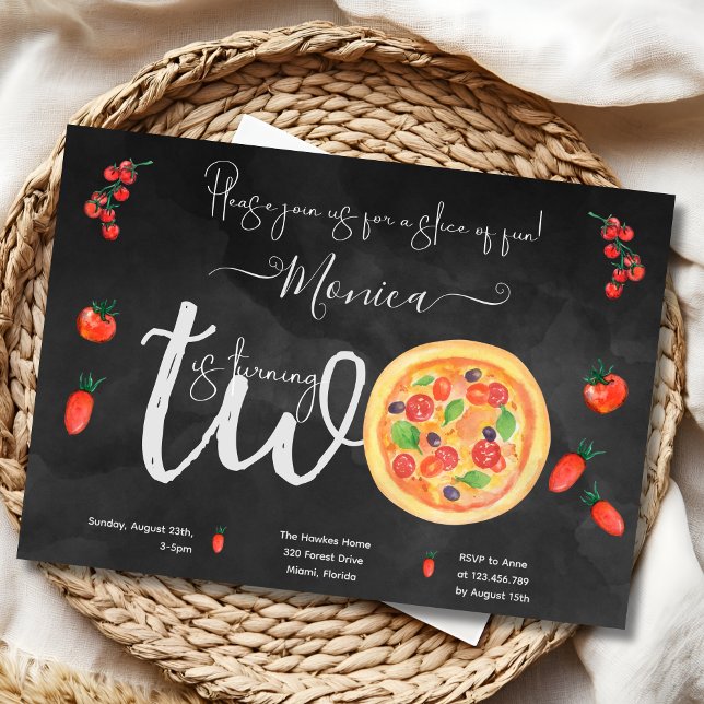 Invitación Pieza de diversión, segundo cumpleaños (Subido por el creador)