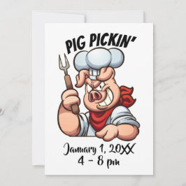 Invitación PIG PICKIN'