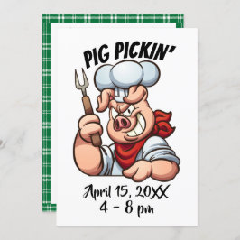 Invitación PIG PICKIN'