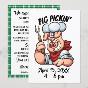 Invitación PIG PICKIN'