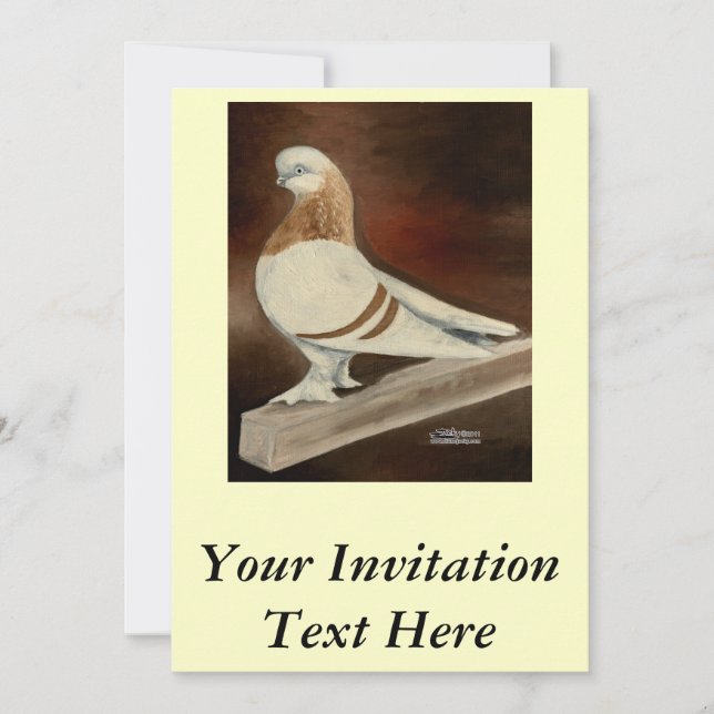 Invitación Pigeon de Berliner (Anverso)