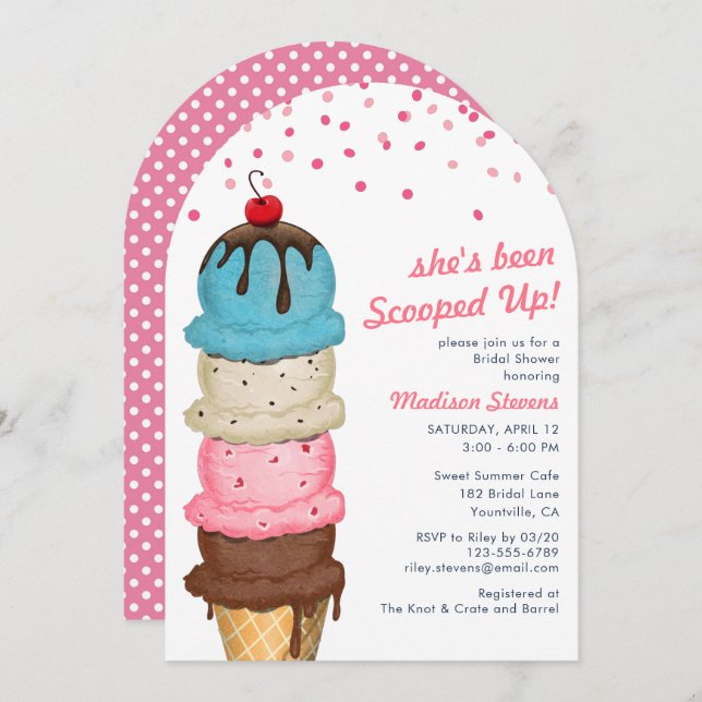 Invitación Pijamada de Despedida de Soltera con Acuarela Mode (Anverso / Reverso)