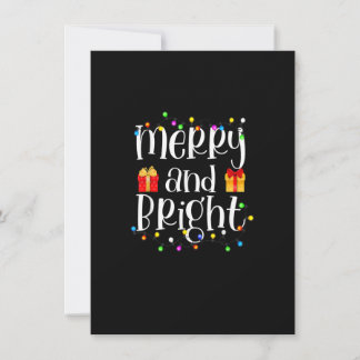Invitación Pijamas divertidos de Navidad Camiseta de luces de