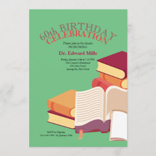 Invitación Pila de Libros