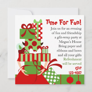 Invitación Pila de regalo imposible