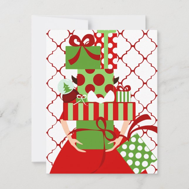 Invitación Pila de regalo imposible (Anverso)