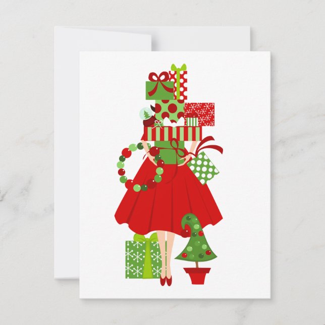 Invitación Pila de regalo imposible (Anverso)