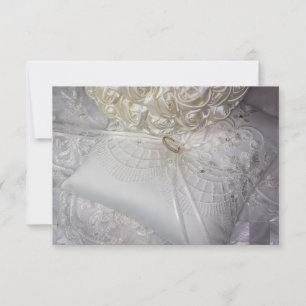 Invitación Pilar portador de 6538-Ring con anillo Boda en vel