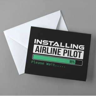 Invitación Piloto de Aerolínea Cargando Piloto Estudiante Div