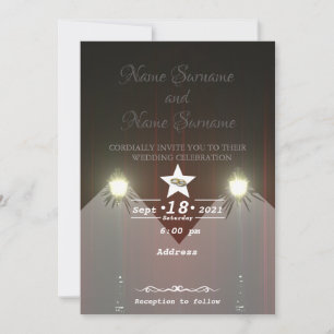 Invitación Piloto de cortina de teatro