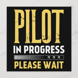 Invitación Piloto en Progreso – Diseño de Aviación de Barra d