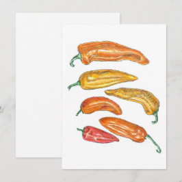 Invitación Pimientos dulces