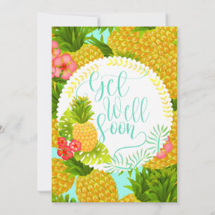 Invitación Piña Tropical Que Se Mejore