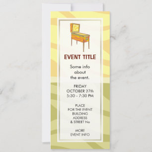 Invitación Pinball Machine