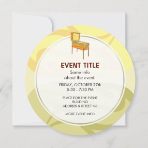 Invitación Pinball Machine