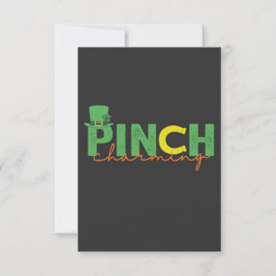Invitación Pinch CHarming Funny St Patrick's Day Irish Gift