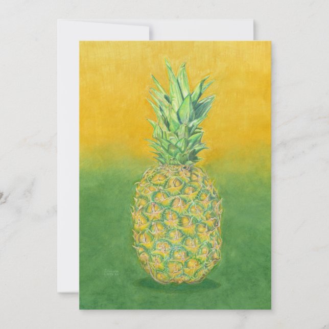 Invitación Pineapple Art (Anverso)