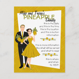 Invitación Pineapple Shindig