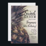 Invitación Pineapple Tropical Elegant Beach Sweet 16 Fiesta<br><div class="desc">Personalizar para cualquier evento.</div>
