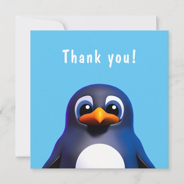 Invitación Pingüino (Anverso)