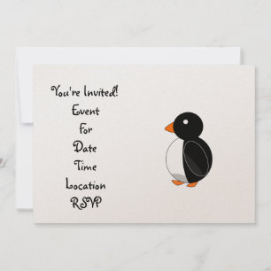 Invitación Pingüino cutáneo