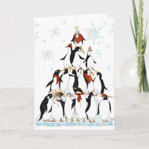 Invitación Pingüino Personalizado de vacaciones divertidas en