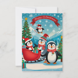 Invitación Pingüinos Adorables