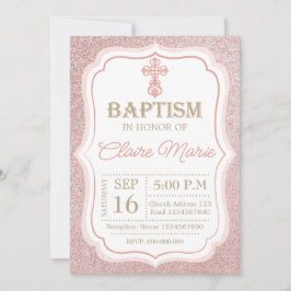 Invitación Pink Baptism