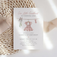 Pink Boho Little Slove Valentday cumpleaños