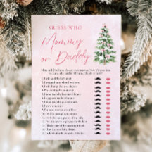 Pink Bows árbol de Navidad Adivina quién es el jue