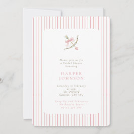 Invitación Pink Cupid Arrow Lovestruck Bridal Shower