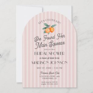 Invitación Pink Cutie Principal Squeeze Citrus Brillante Duch