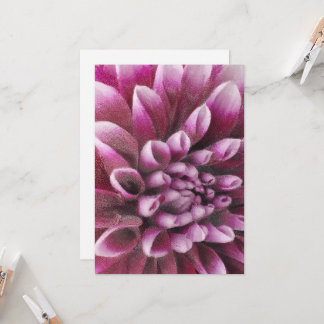 Invitación Pink Dahlia