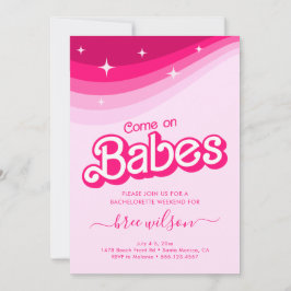 Invitación Pink Doll Fancy y la fabulosa fiesta de la soltera