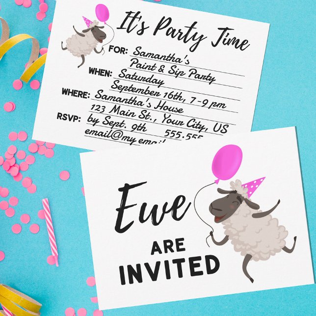 Invitación Pink Ewe are invitado a todos los Fiestas de la oc (Subido por el creador)