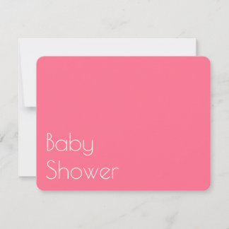 Invitación Pink Floral Baby in Bloom Baby Shower Invitation